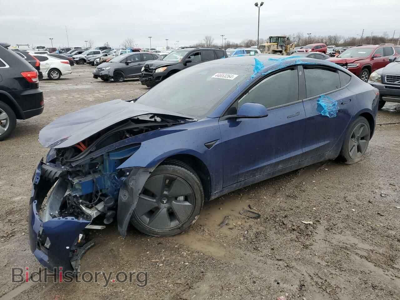 Photo 5YJ3E1EB6MF034076 - TESLA MODEL 3 2021
