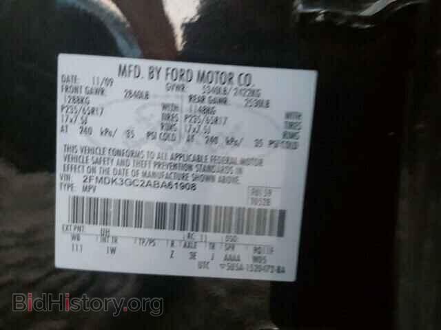 2010 FORD EDGE - VIN: 2FMDK3GC2ABA61908 - Фото 10
