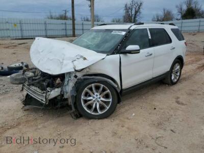 2011 Ford EXPLORER Limited, white — VIN 1FMHK7F87BGA79904, Copart