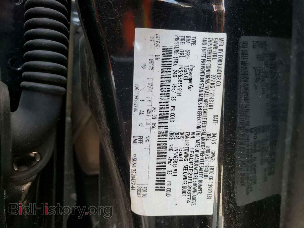 2015 FORD FOCUS - VIN: 1FADP3E29FL293774 - Фото 10