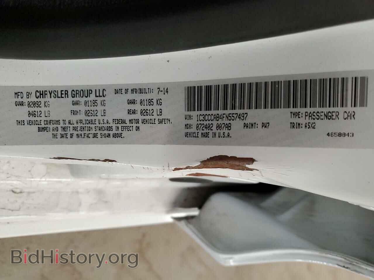 2015 CHRYSLER 200 - VIN: 1C3CCCAB4FN557497 - Фото 13
