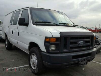 2008 Ford ECONOLINE, белый — VIN 1FTNS24L68DB58119, Copart