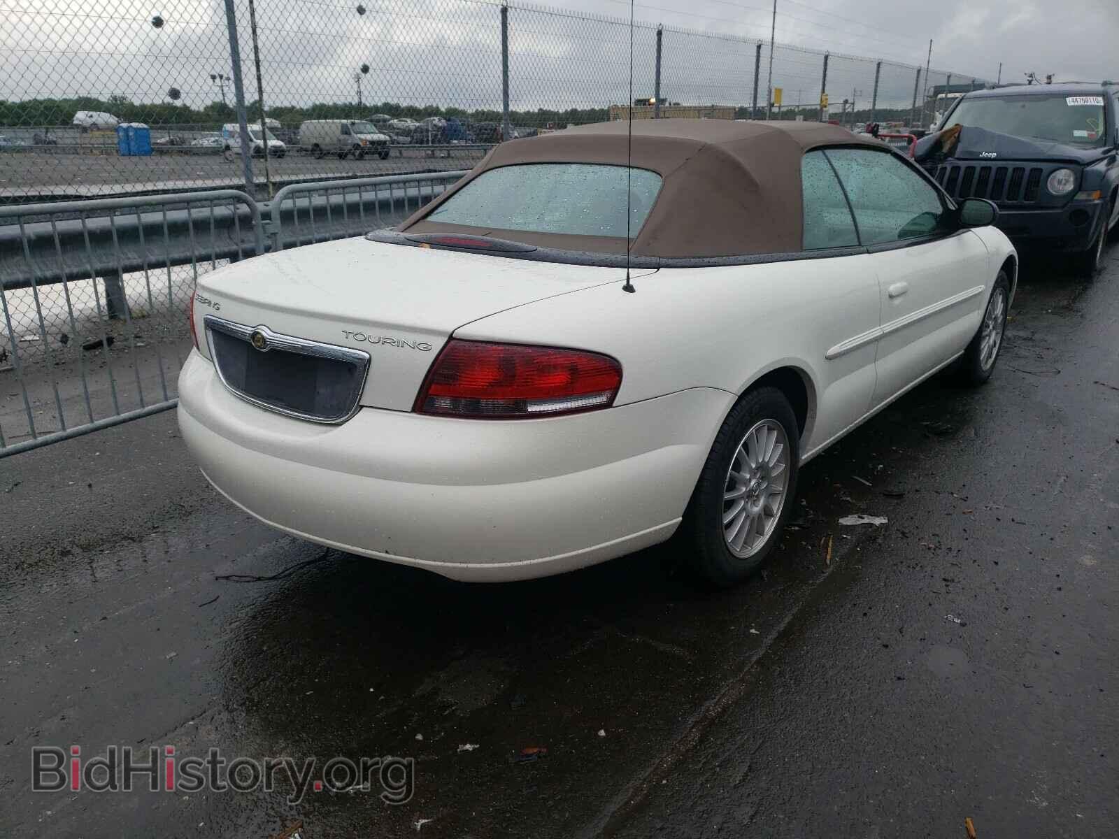 2004 CHRYSLER SEBRING - VIN: 1C3EL55R54N336905 - Фото 4