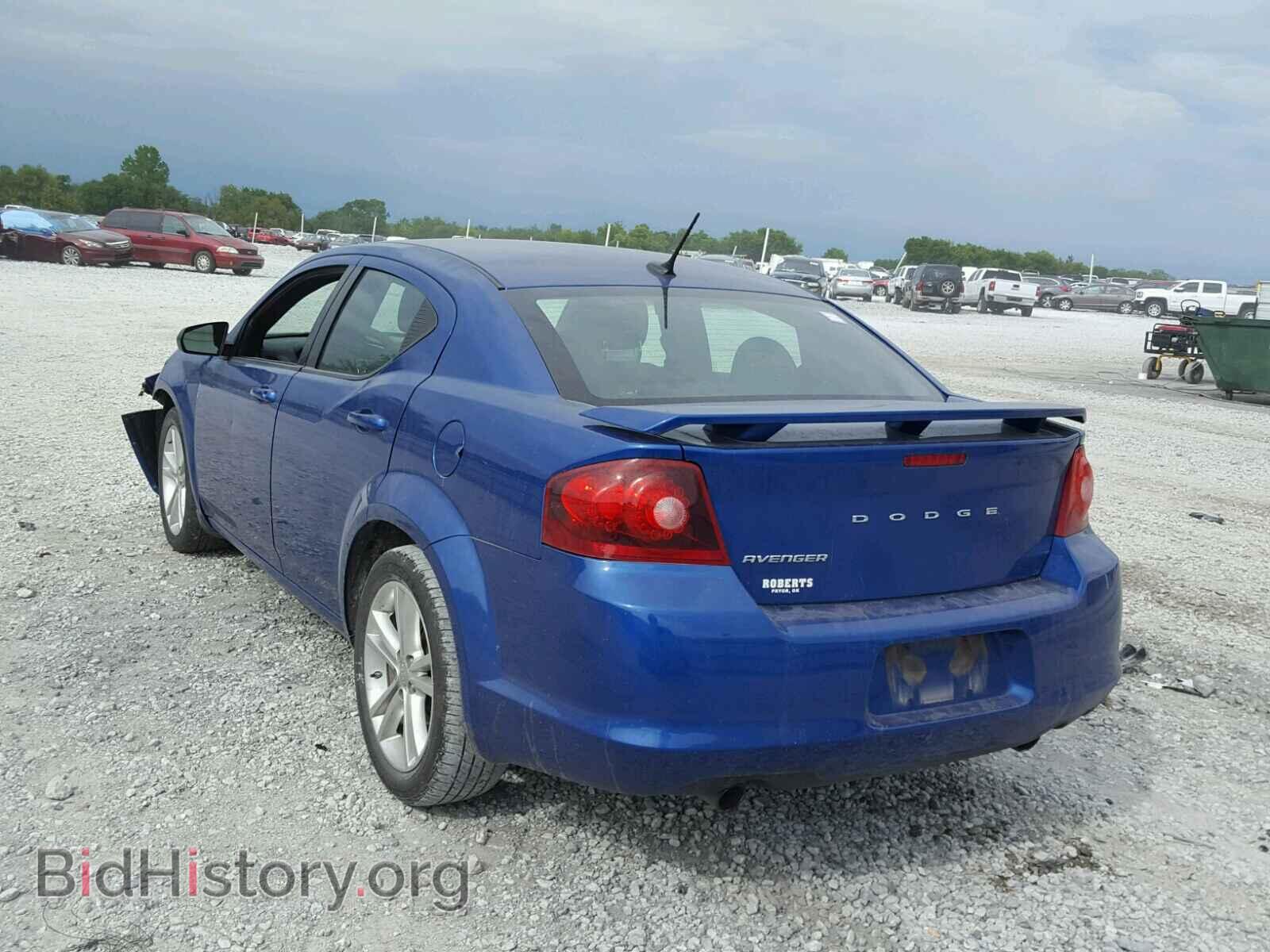 2014 DODGE AVENGER - VIN: 1C3CDZAG3EN113151 - Фото 3