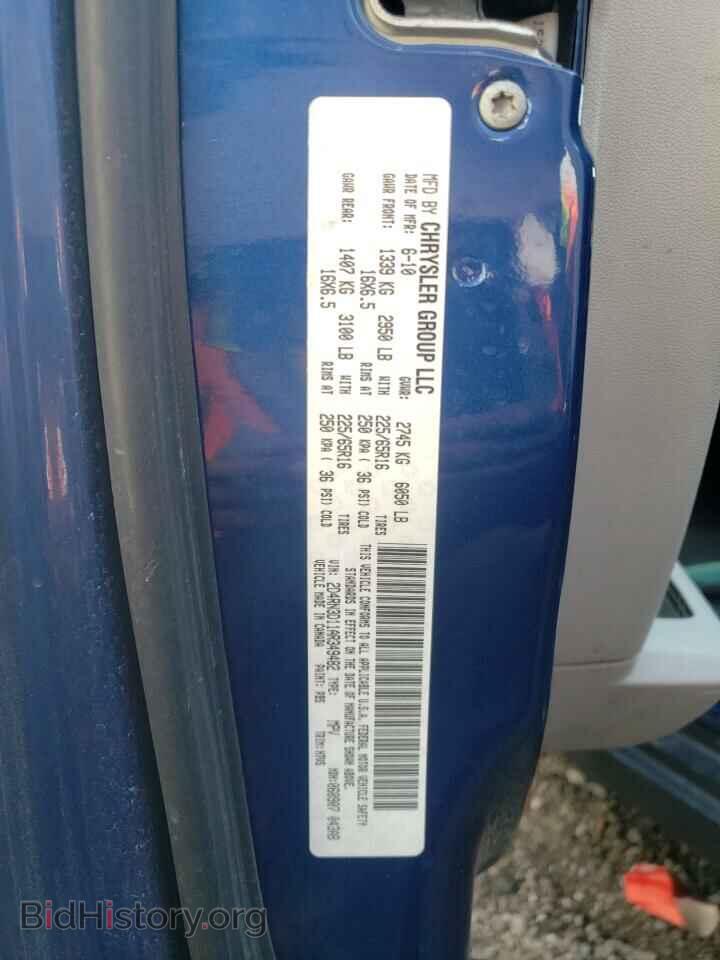 2010 DODGE GRAND CARA - VIN: 2D4RN3D11AR349482 - Фото 10