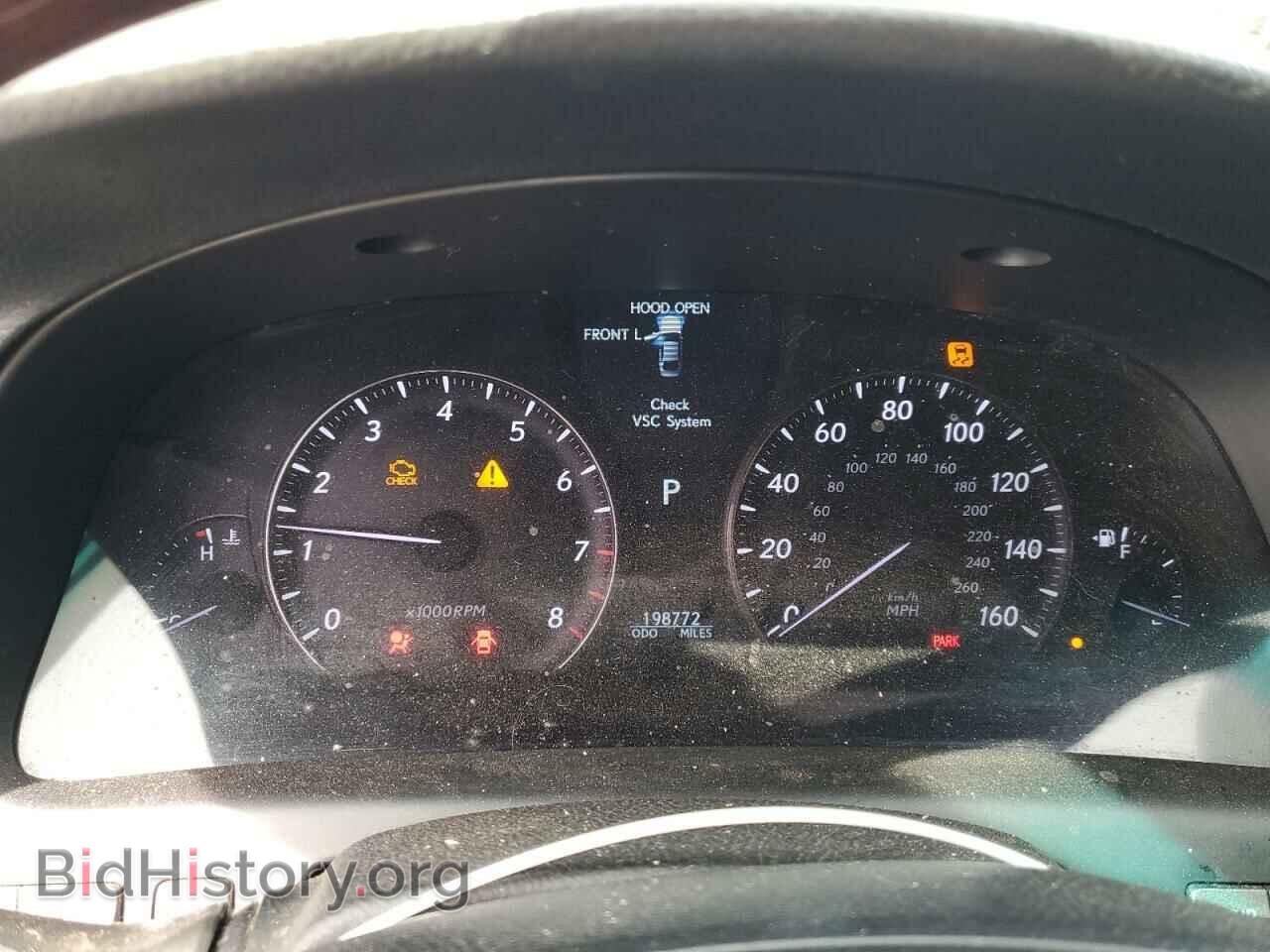 2007 LEXUS LS460 - VIN: JTHBL46FX75001820 - Фото 9