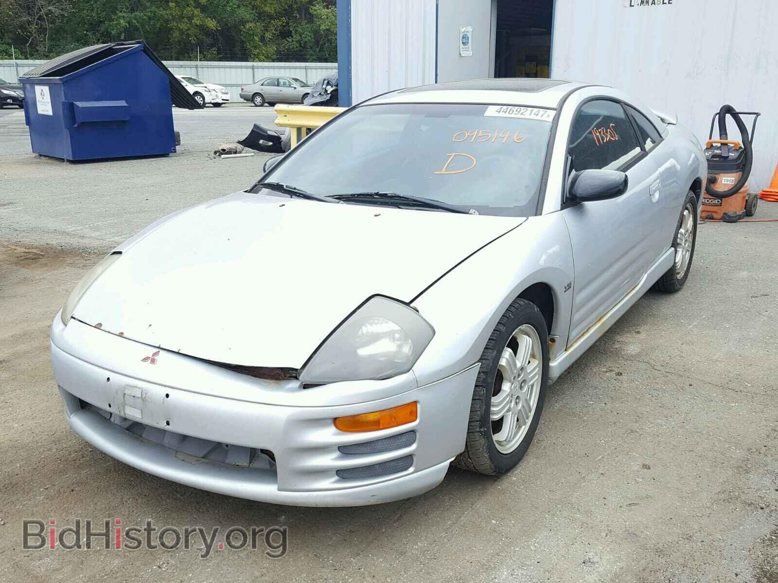 2001 MITSUBISHI ECLIPSE - VIN: 4A3AC54H31E095146 - Фото 2