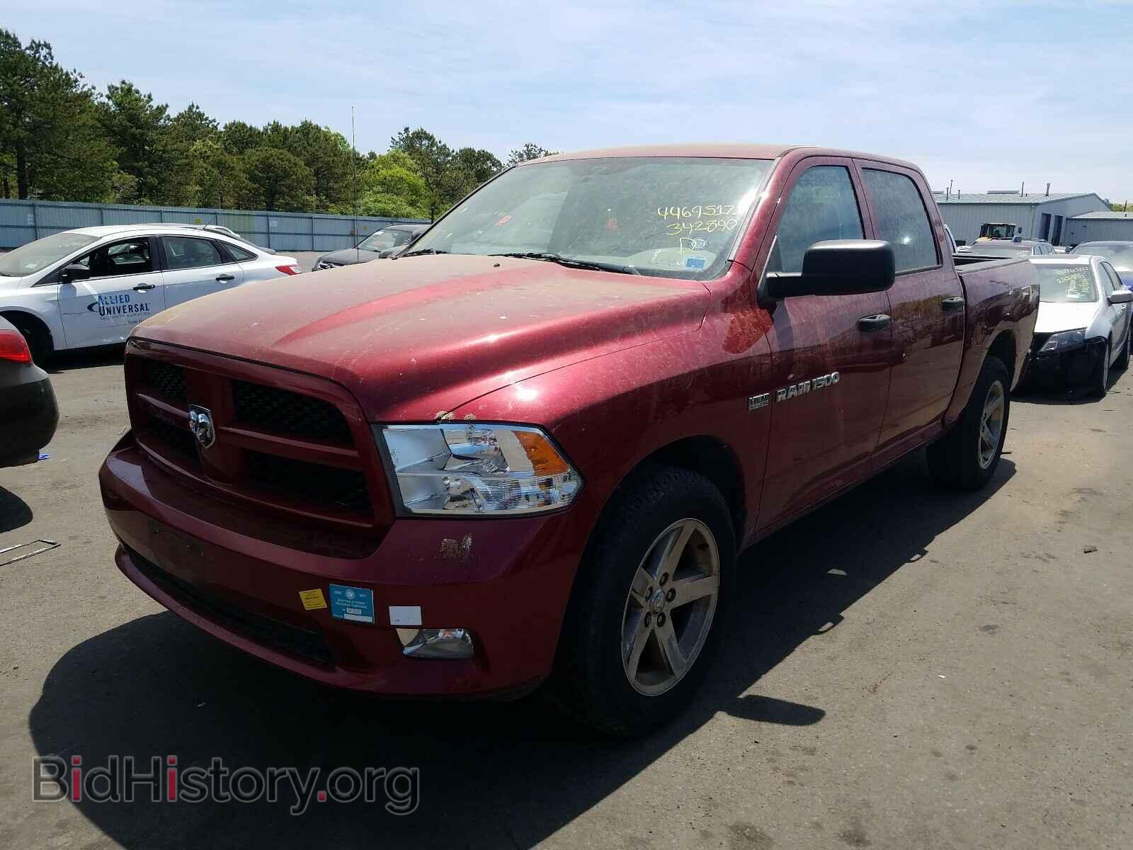 2012 DODGE RAM 1500 - VIN: 1C6RD7KT8CS342890 - Фото 2