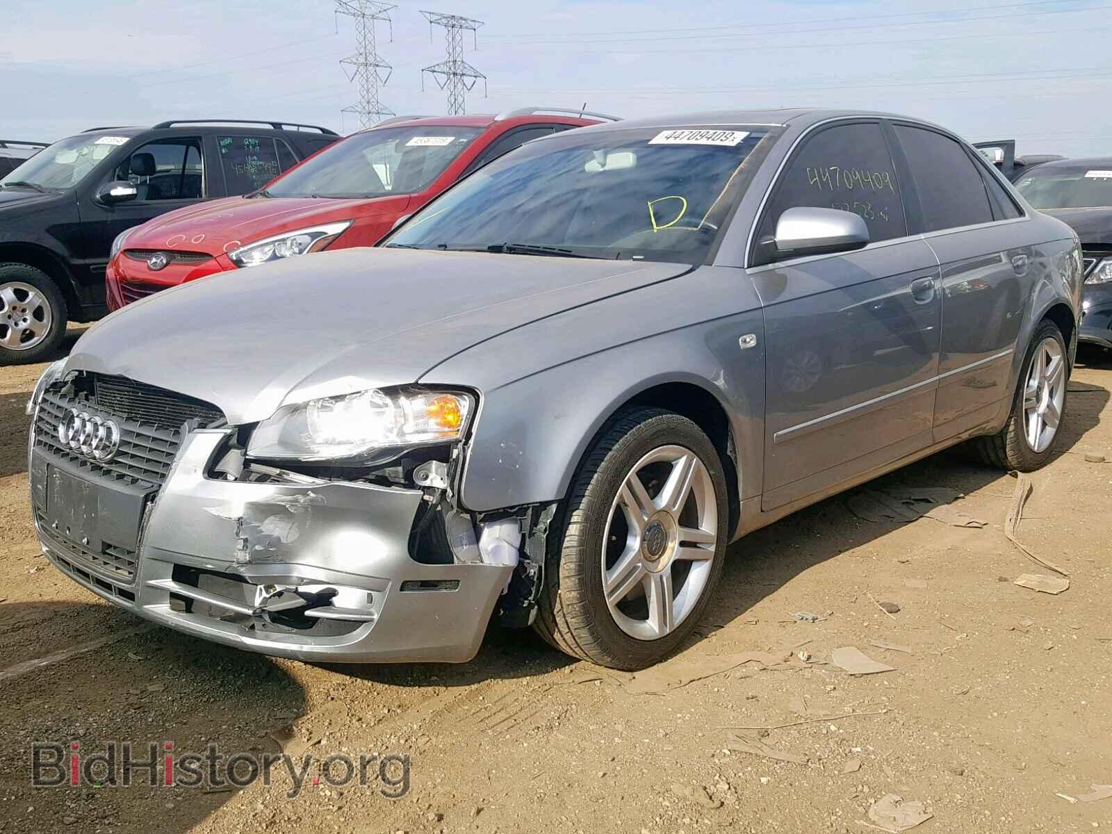 2007 AUDI A4 - VIN: WAUDF78E77A107265 - Фото 2