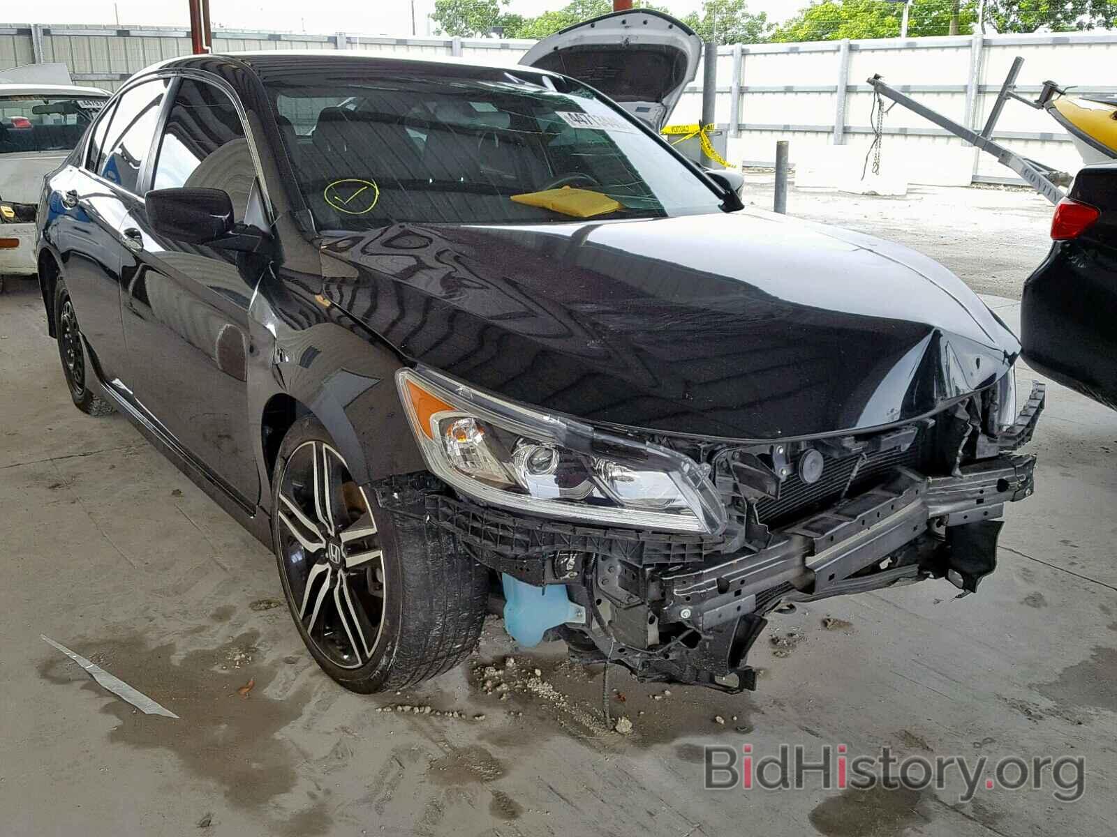 Photo 1HGCR2F56GA137189 - HONDA ACCORD SPO 2016