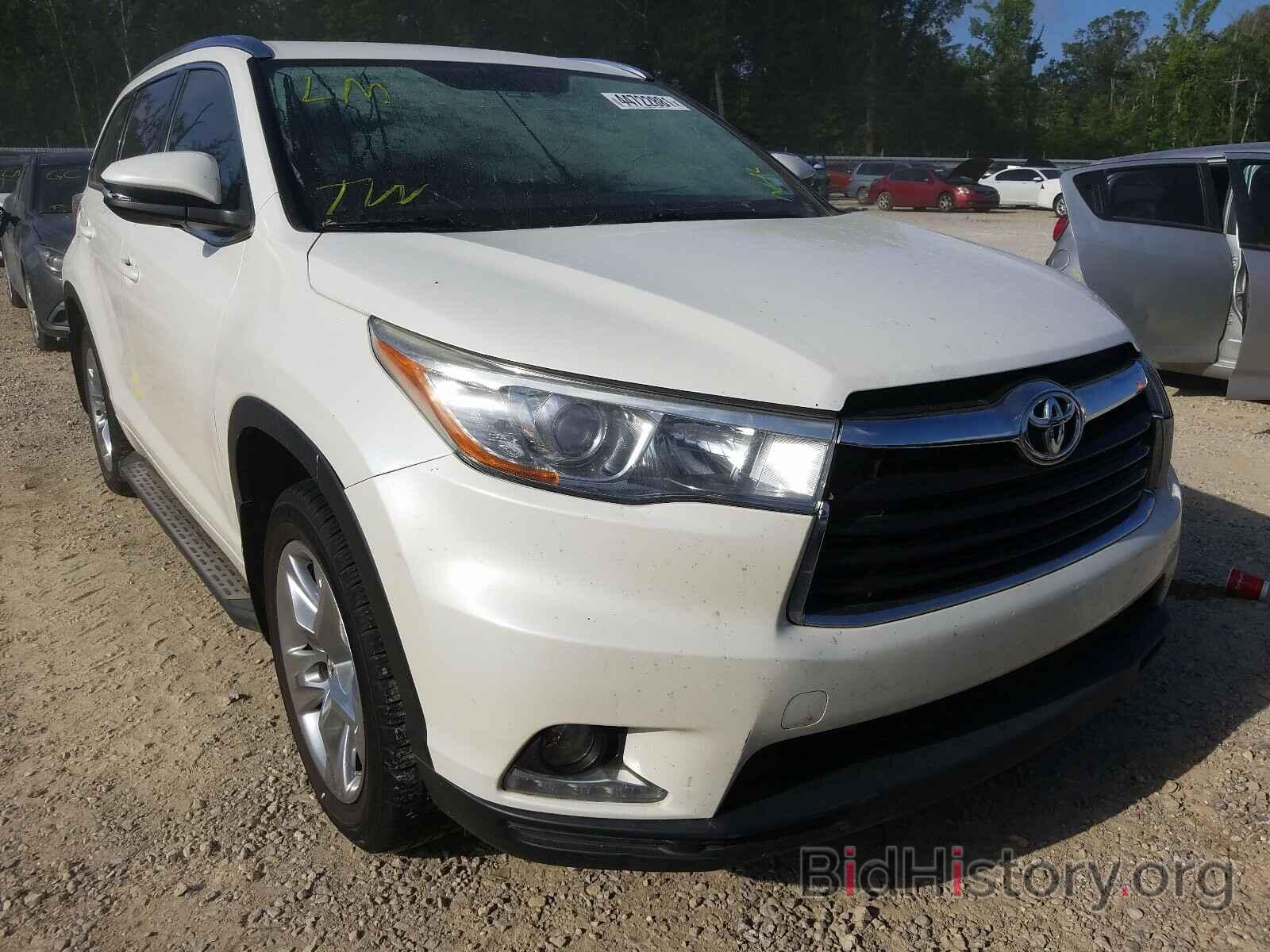 Фотография 5TDYKRFH4FS080147 - TOYOTA HIGHLANDER 2015