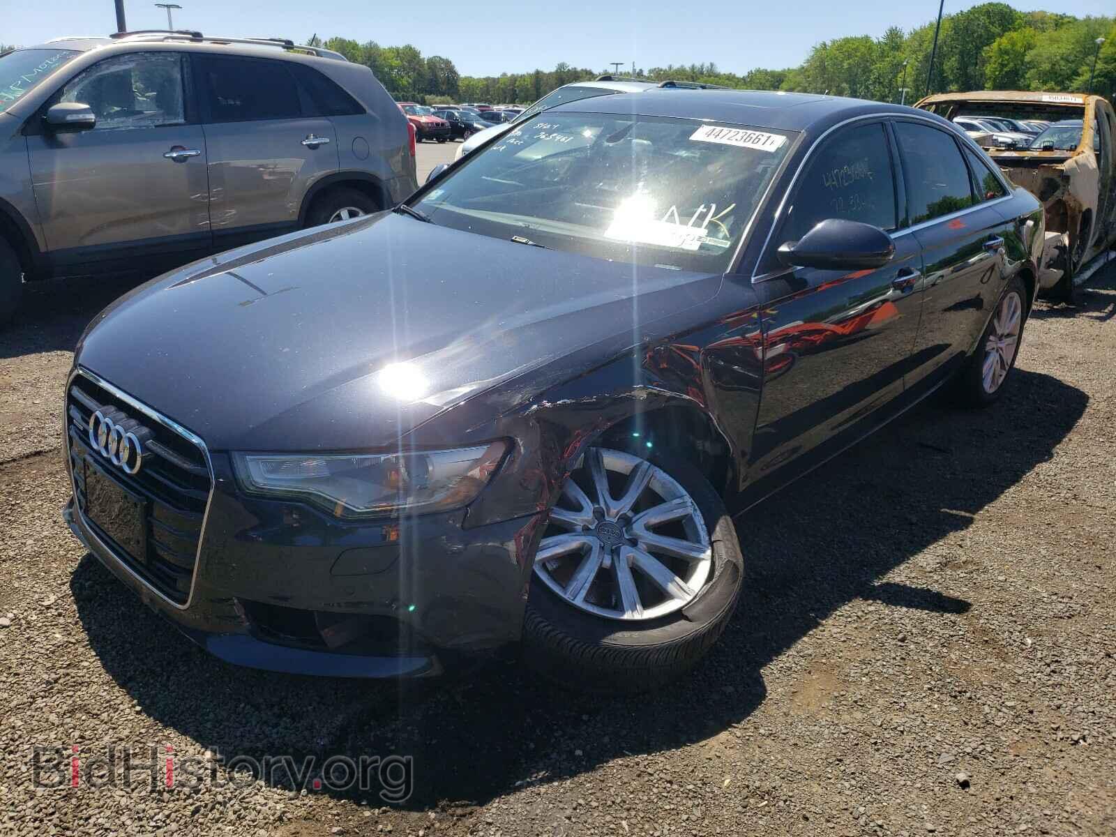 2013 AUDI A6 - VIN: WAUGFAFC3DN109918 - Фото 2