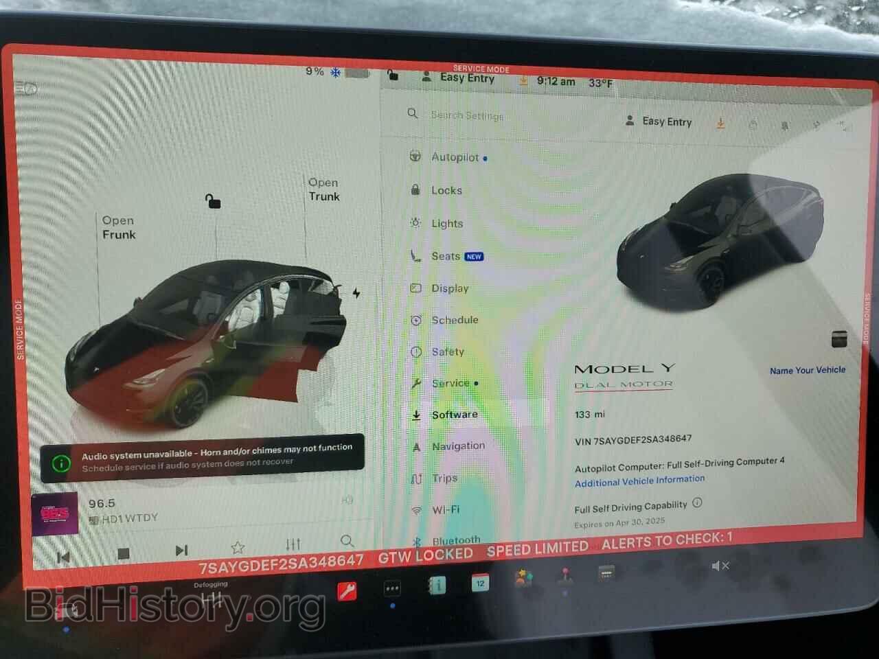 2025 TESLA MODEL Y - VIN: 7SAYGDEF2SA348647 - Фото 9