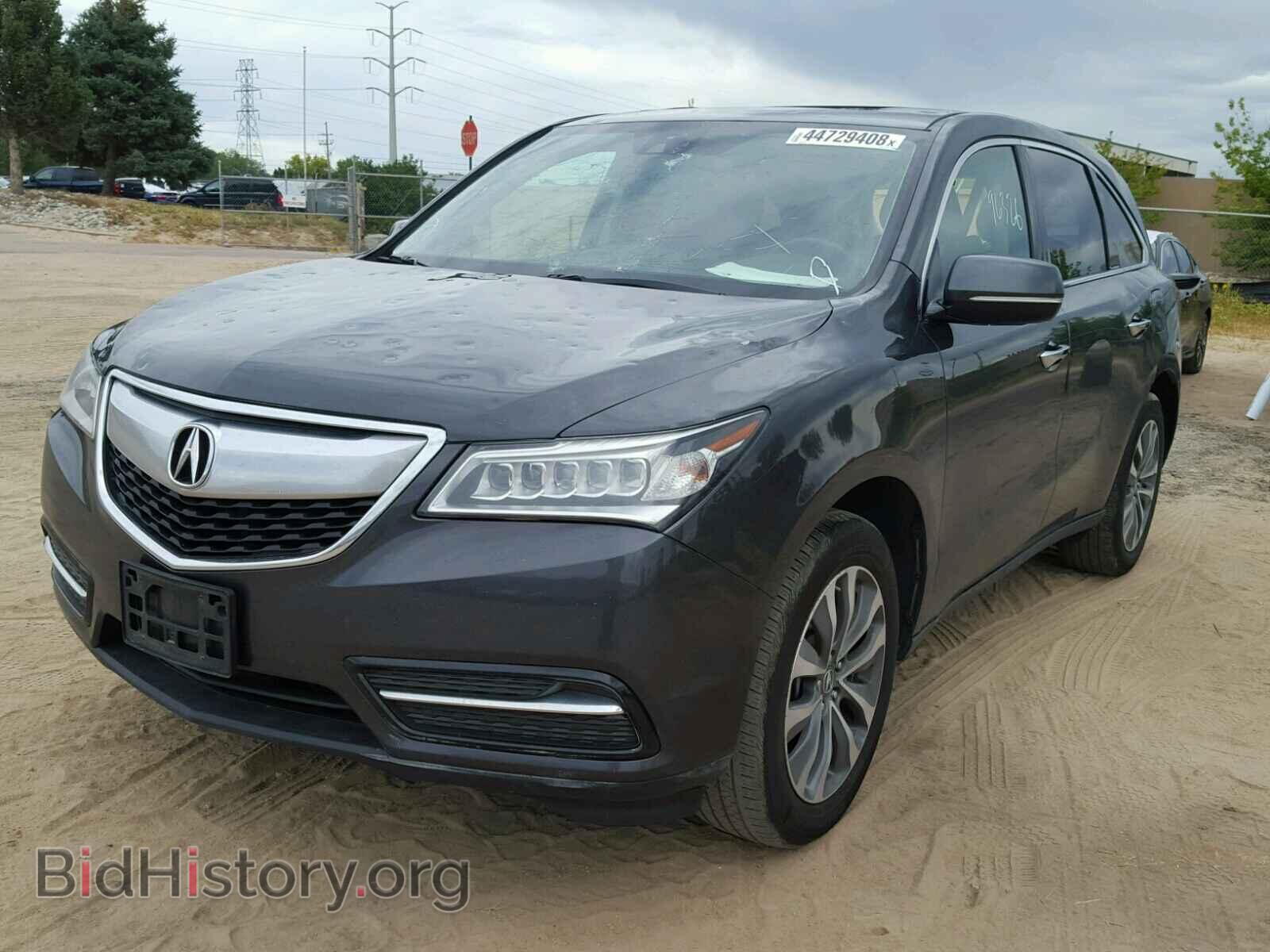 2014 ACURA MDX - VIN: 5FRYD4H44EB030387 - Фото 2