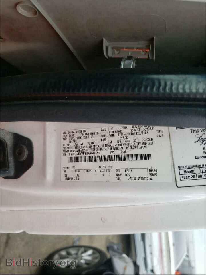 2011 FORD ECONOLINE - VIN: 1FTNE2EW8BDA60331 - Фото 10