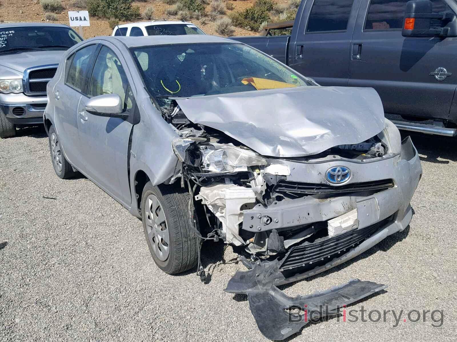 Photo JTDKDTB3XC1522493 - TOYOTA PRIUS 2012