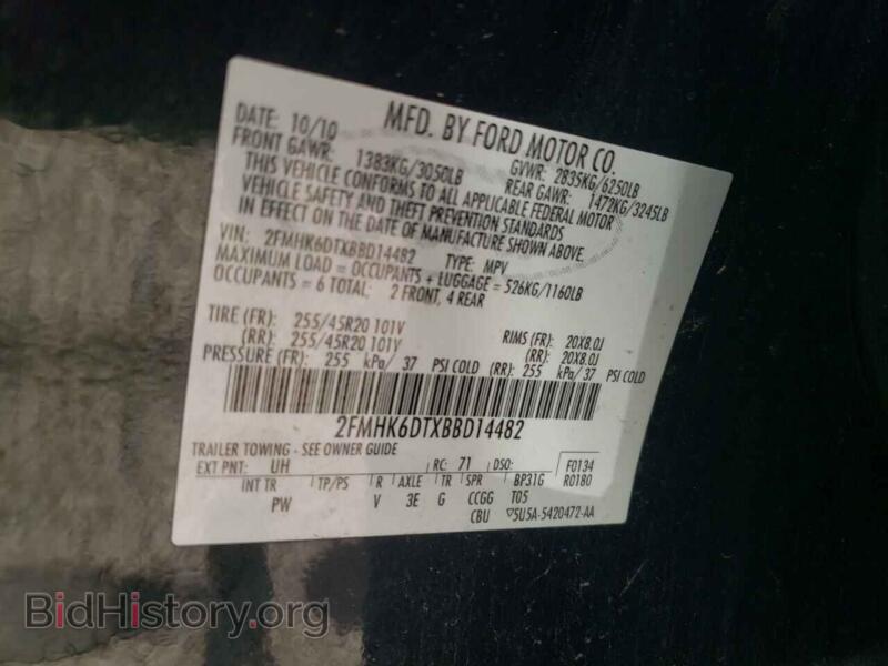 2011 Ford FLEX (VIN 2FMHK6DTXBBD14482) — photo 10 of 10