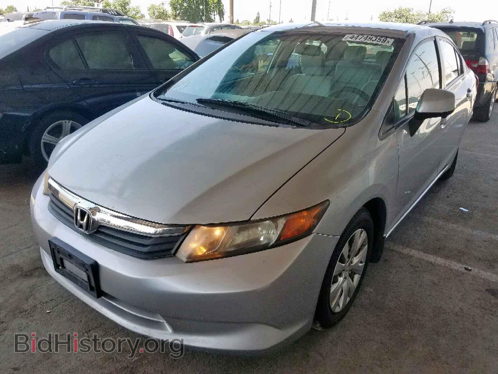 2012 HONDA CIVIC LX - VIN: 19XFB2F54CE301207 - Фото 2