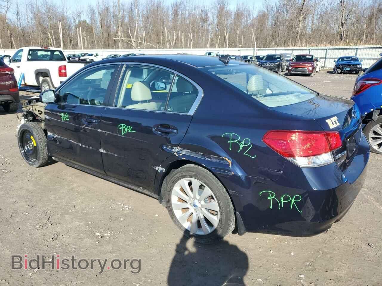 2012 SUBARU LEGACY - VIN: 4S3BMDK67C2008868 - Фото 2
