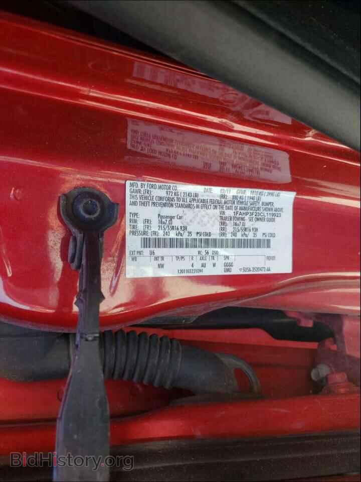 2012 FORD FOCUS - VIN: 1FAHP3F23CL119923 - Фото 10