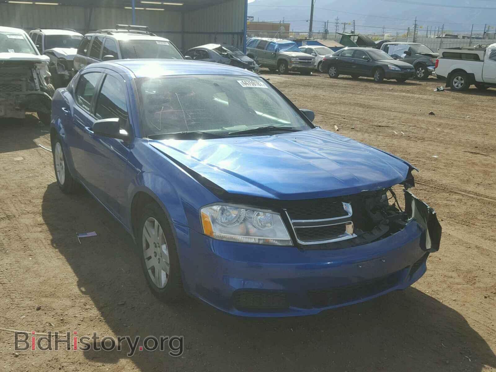 Photo 1C3CDZAB9CN238558 - DODGE AVENGER 2012