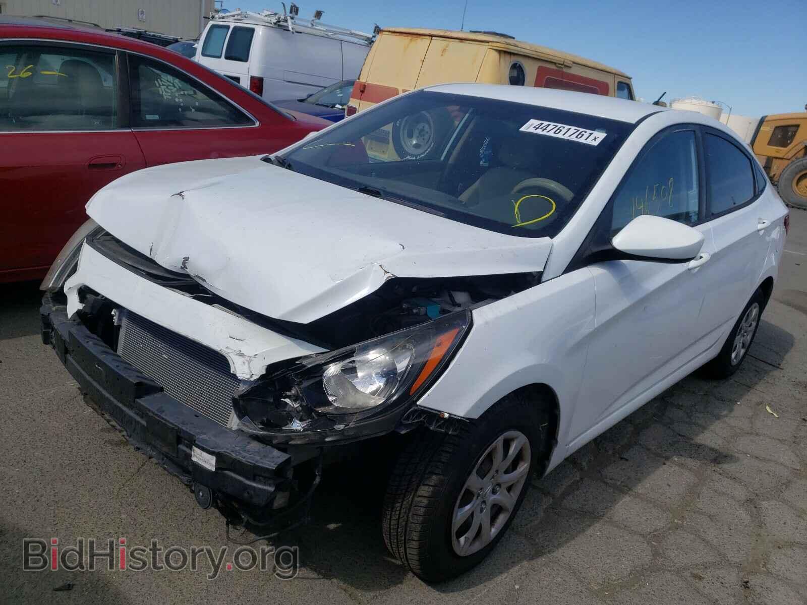2014 HYUNDAI ACCENT - VIN: KMHCT4AEXEU664730 - Фото 2