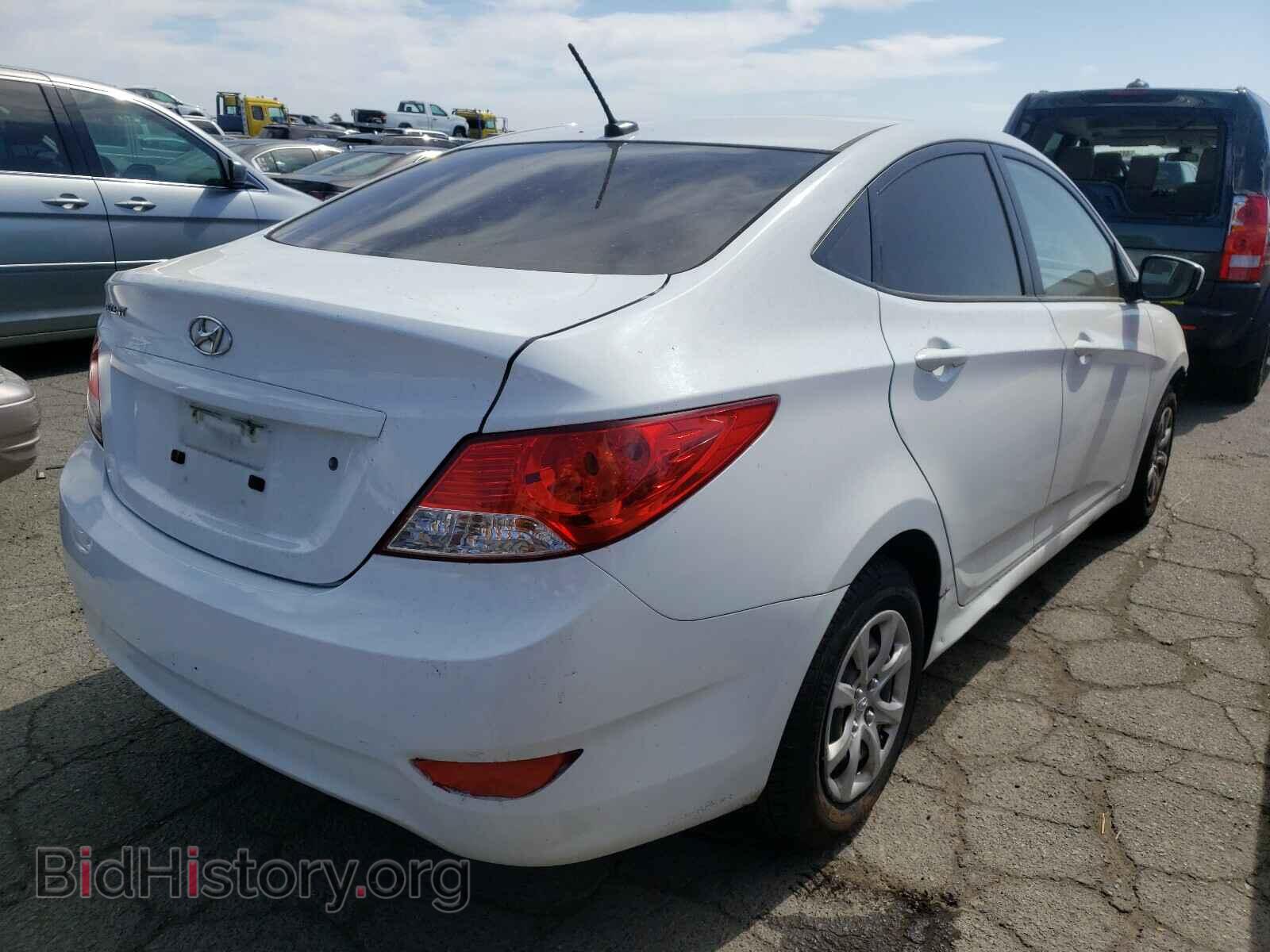 2014 HYUNDAI ACCENT - VIN: KMHCT4AEXEU664730 - Фото 4