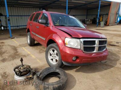2007 Dodge DURANGO Durango SL, maroon — VIN 1D8HB48287F562280, Copart
