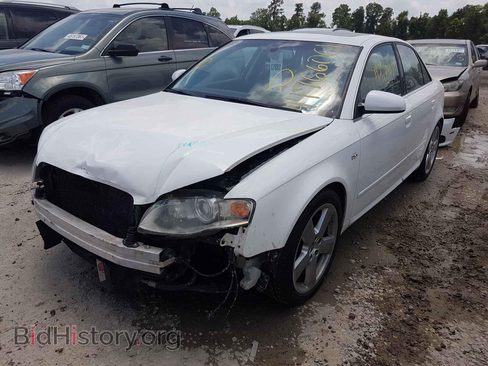 2008 AUDI A4 - VIN: WAUDH78E28A166185 - Фото 2