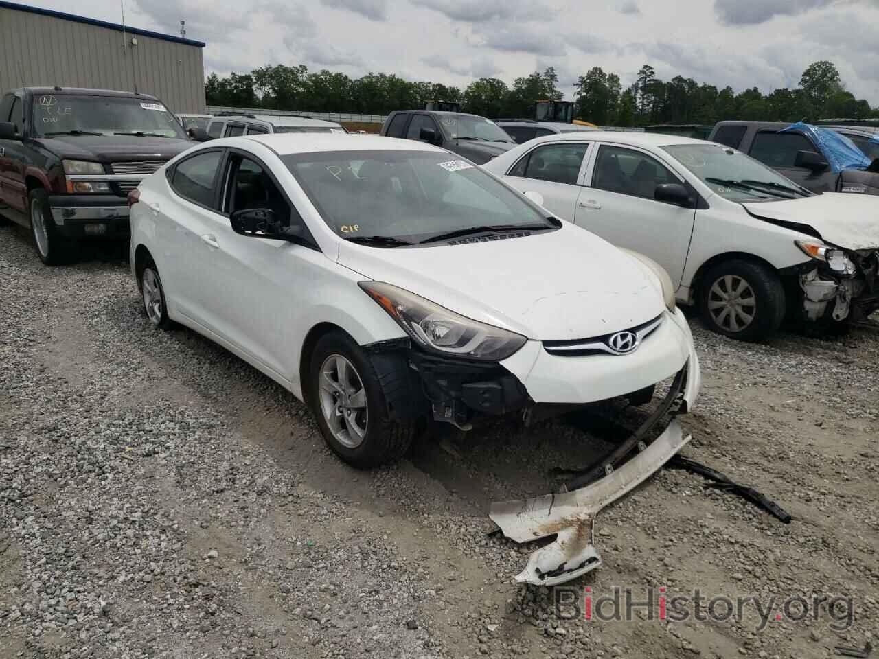 Photo 5NPDH4AEXEH493658 - HYUNDAI ELANTRA 2014