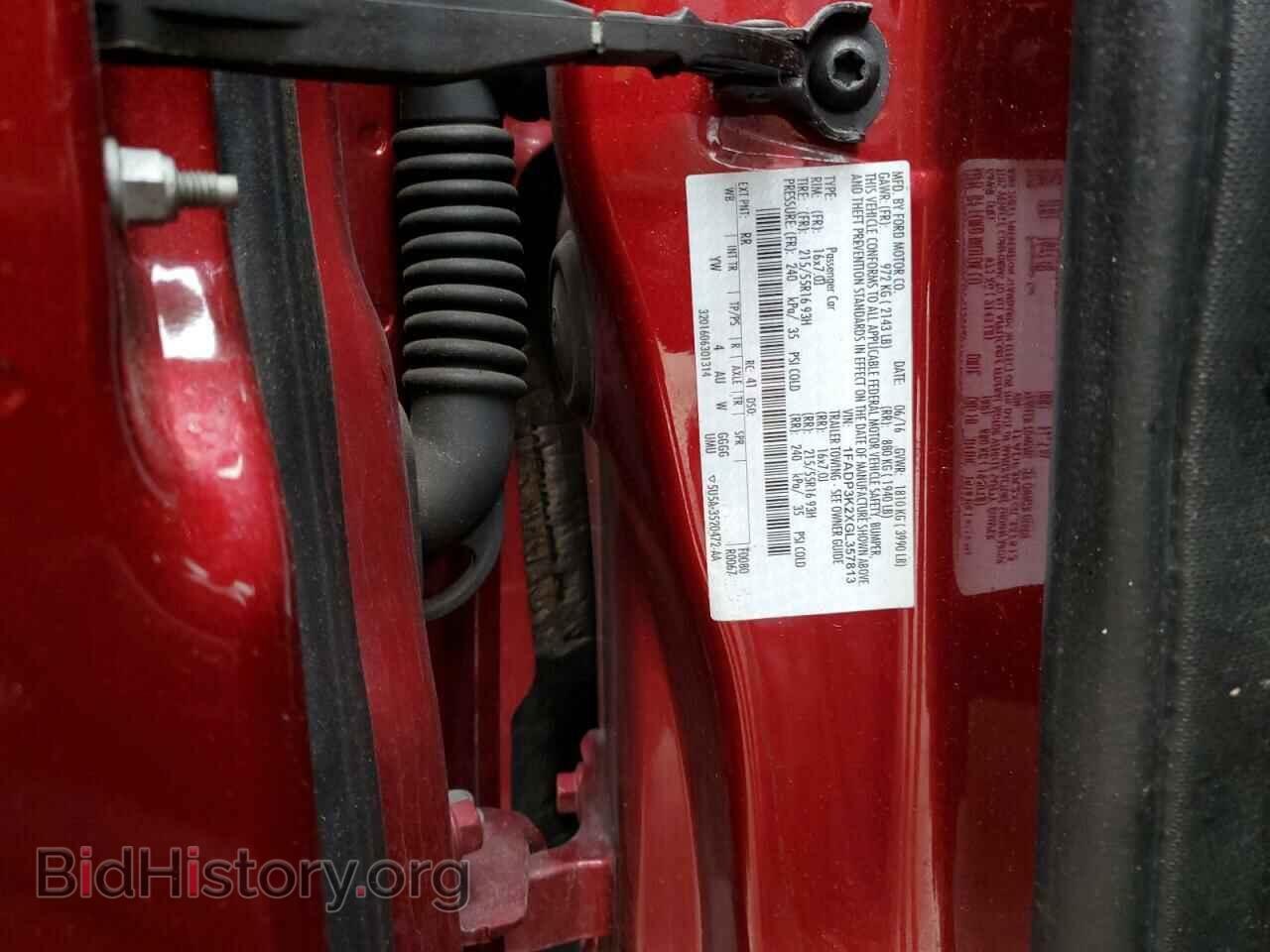 2016 FORD FOCUS - VIN: 1FADP3K2XGL357813 - Фото 12
