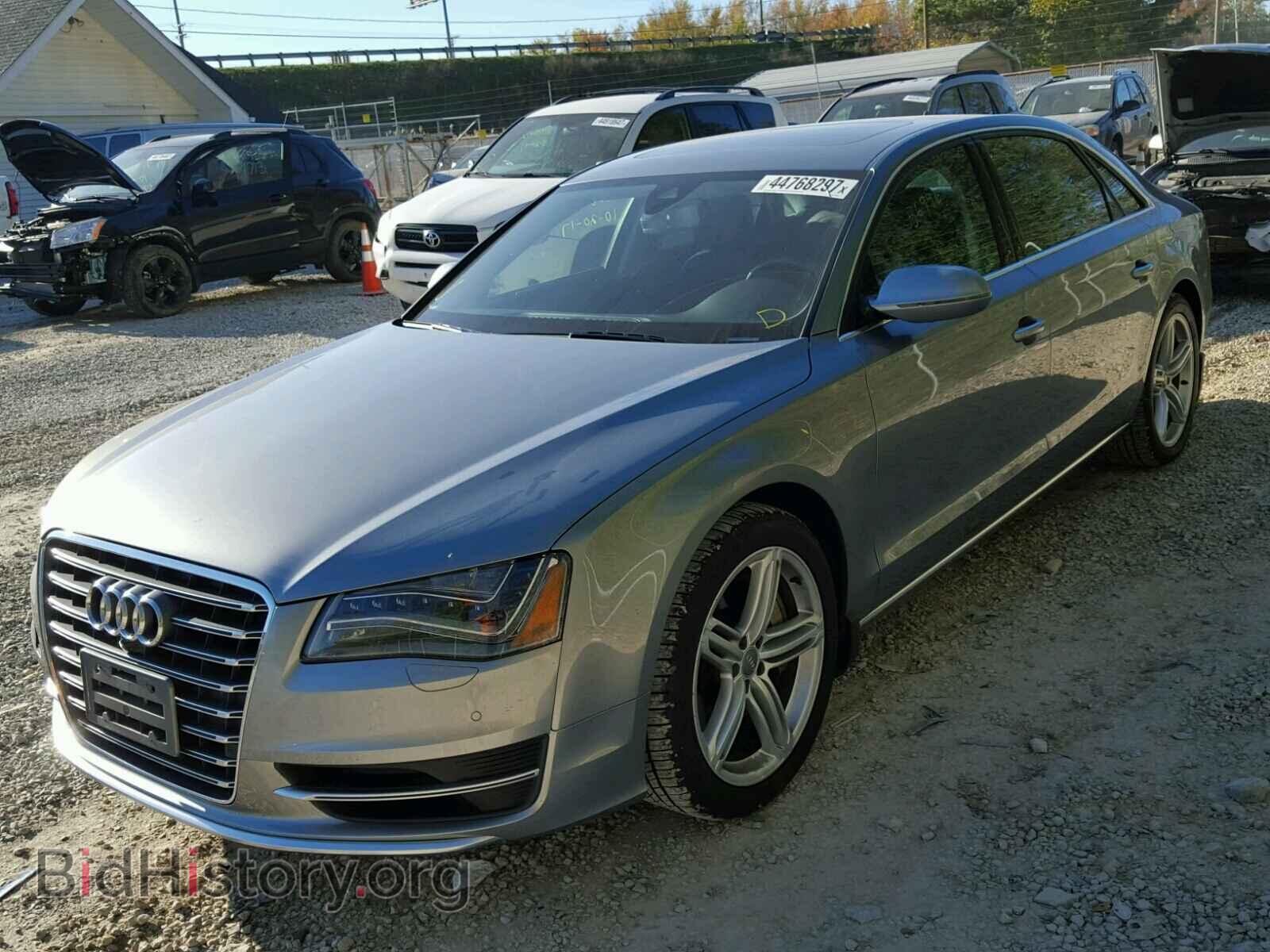 2013 AUDI A8 - VIN: WAUR2AFD4DN020260 - Фото 2