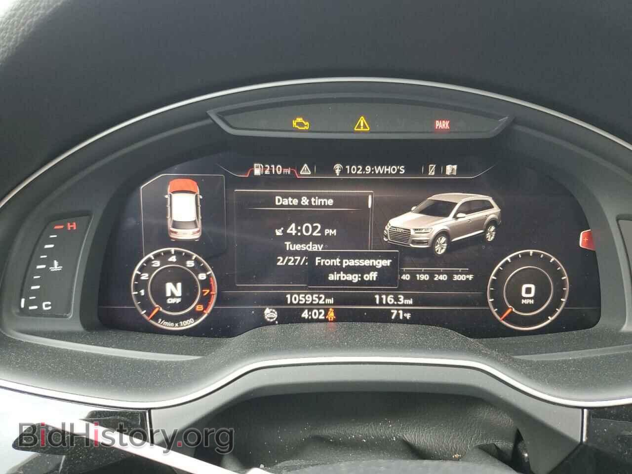 2017 AUDI Q7 - VIN: WA1LAAF70HD029114 - Фото 9