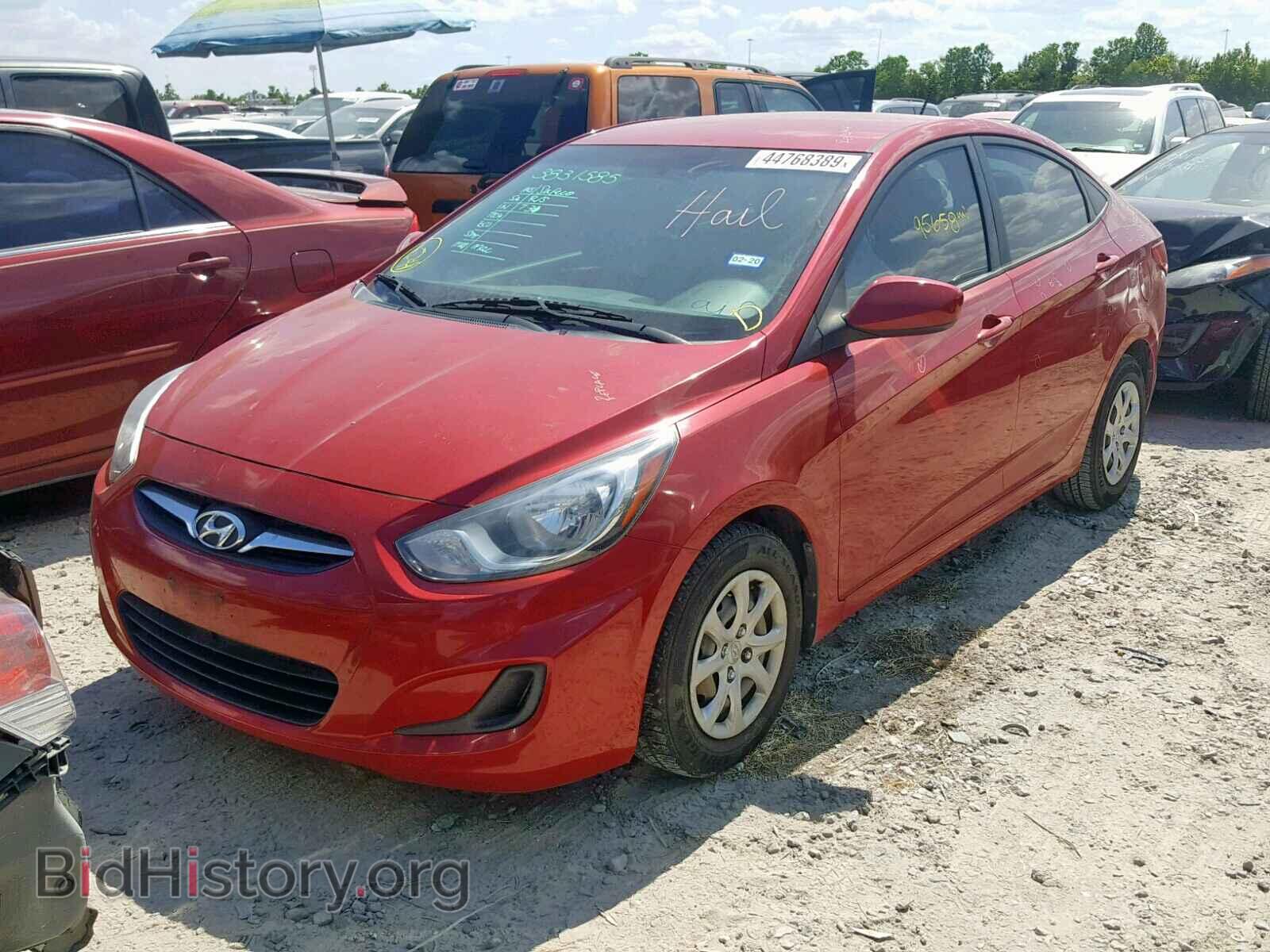2013 HYUNDAI ACCENT - VIN: KMHCT4AE2DU542751 - Фото 2