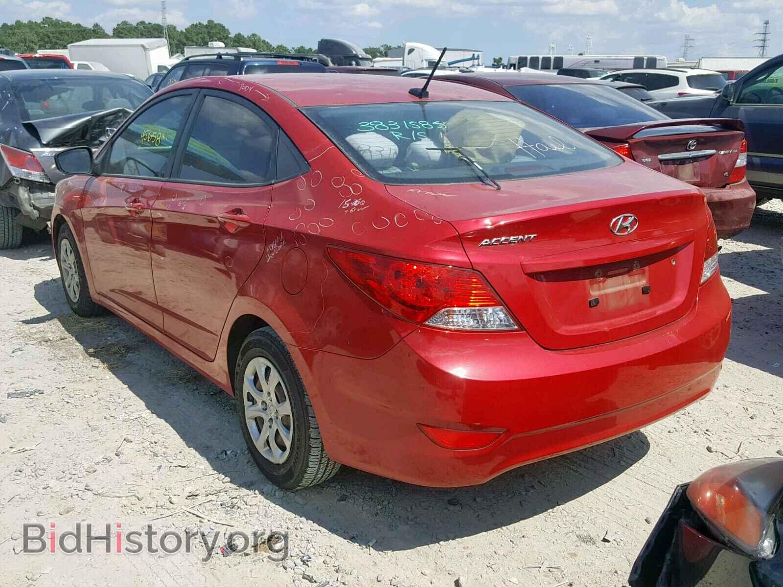 2013 HYUNDAI ACCENT - VIN: KMHCT4AE2DU542751 - Фото 3