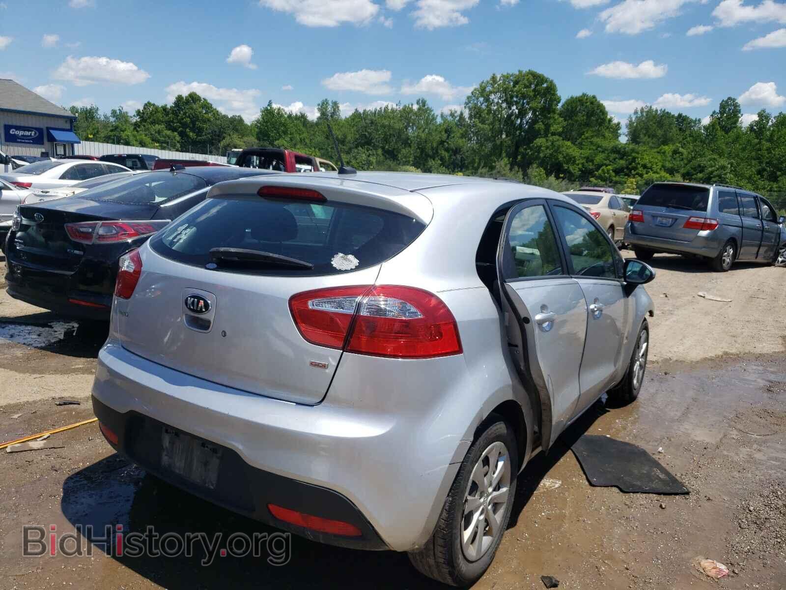 2015 KIA RIO - VIN: KNADM5A30F6516681 - Фото 4