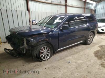 2017 Dodge DURANGO SXT, blue — VIN 1C4RDJAG2HC857461, Copart