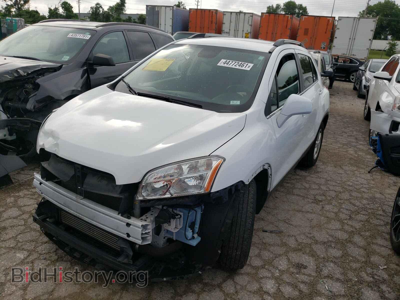 2016 CHEVROLET TRAX - VIN: 3GNCJLSB2GL278333 - Фото 2