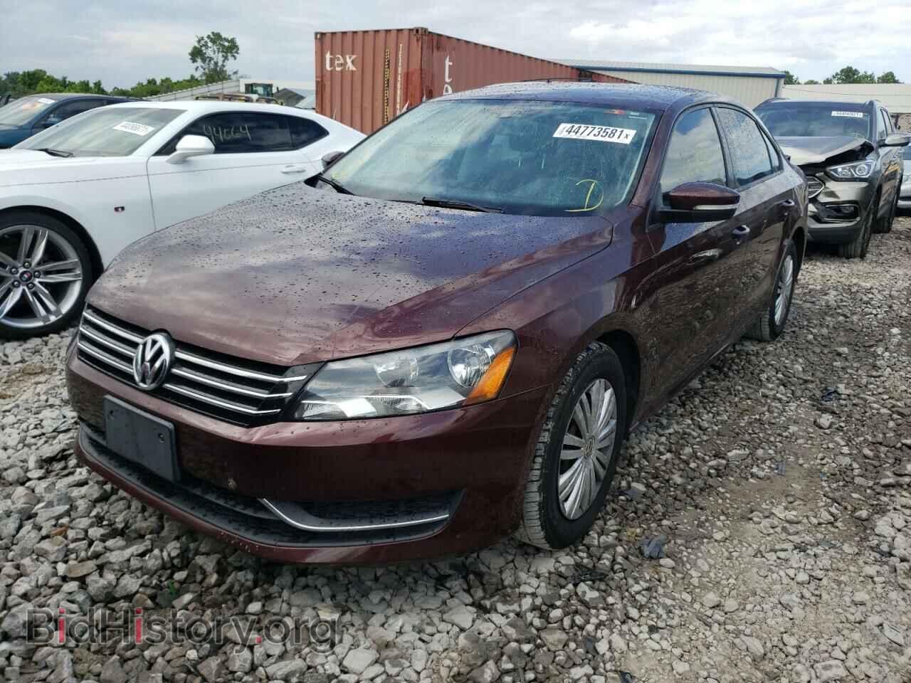 2014 VOLKSWAGEN PASSAT - VIN: 1VWAP7A38EC005130 - Фото 2
