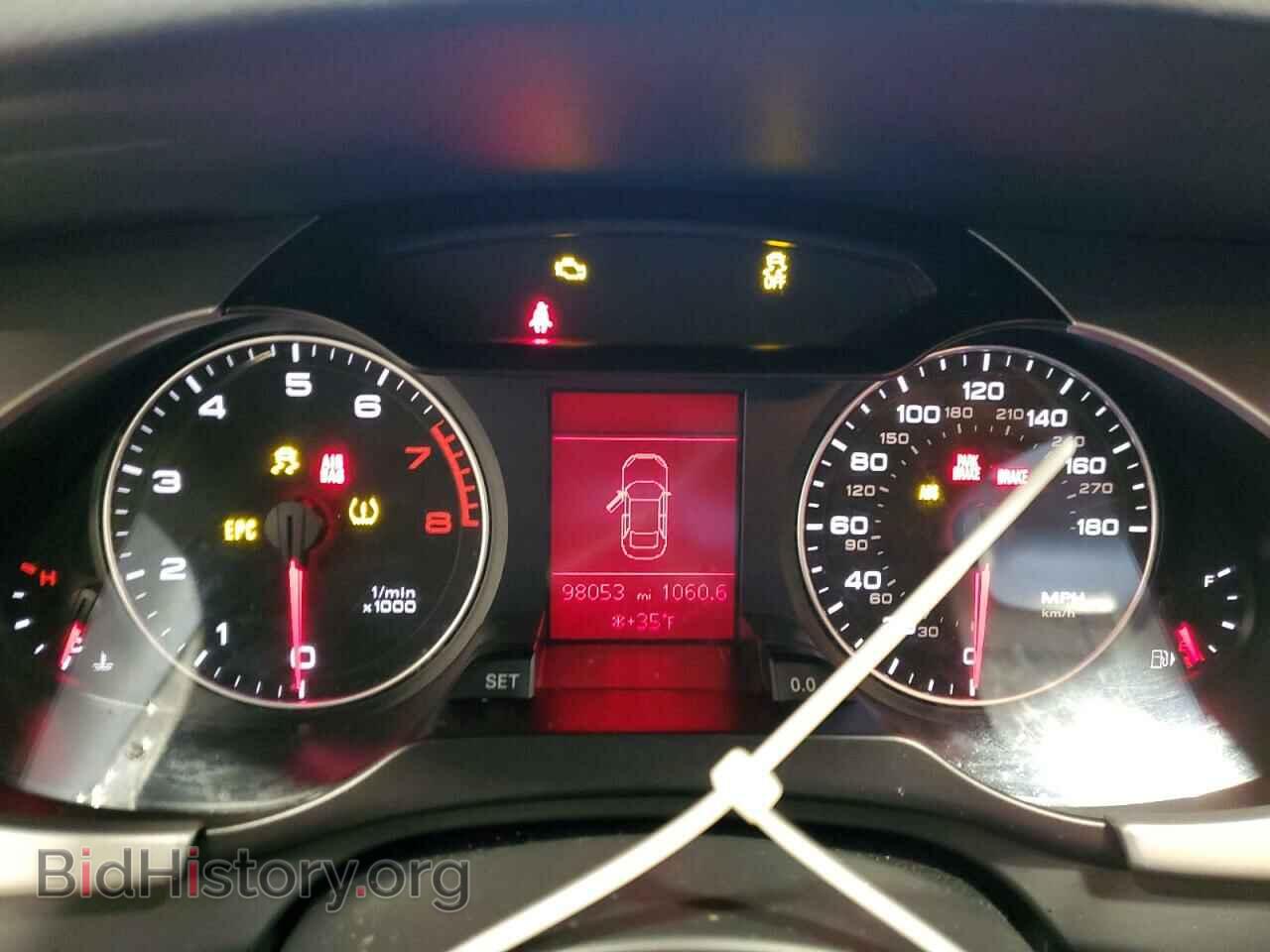 2012 AUDI A4 - VIN: WAUDFAFL1CN005302 - Фото 9