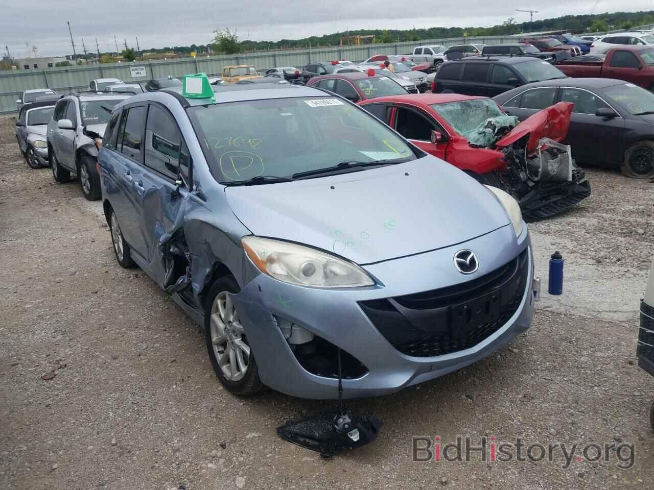 Photo JM1CW2CL7C0127698 - MAZDA 5 2012