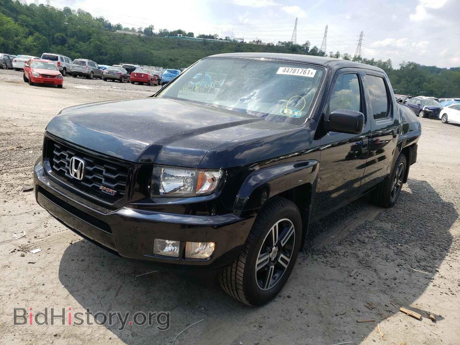 2014 HONDA RIDGELINE - VIN: 5FPYK1F70EB003696 - Фото 2