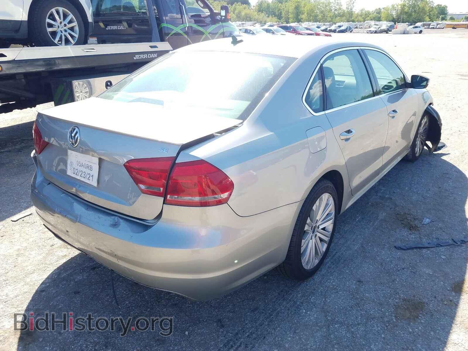 2013 VOLKSWAGEN PASSAT - VIN: 1VWBP7A37DC020852 - Фото 4