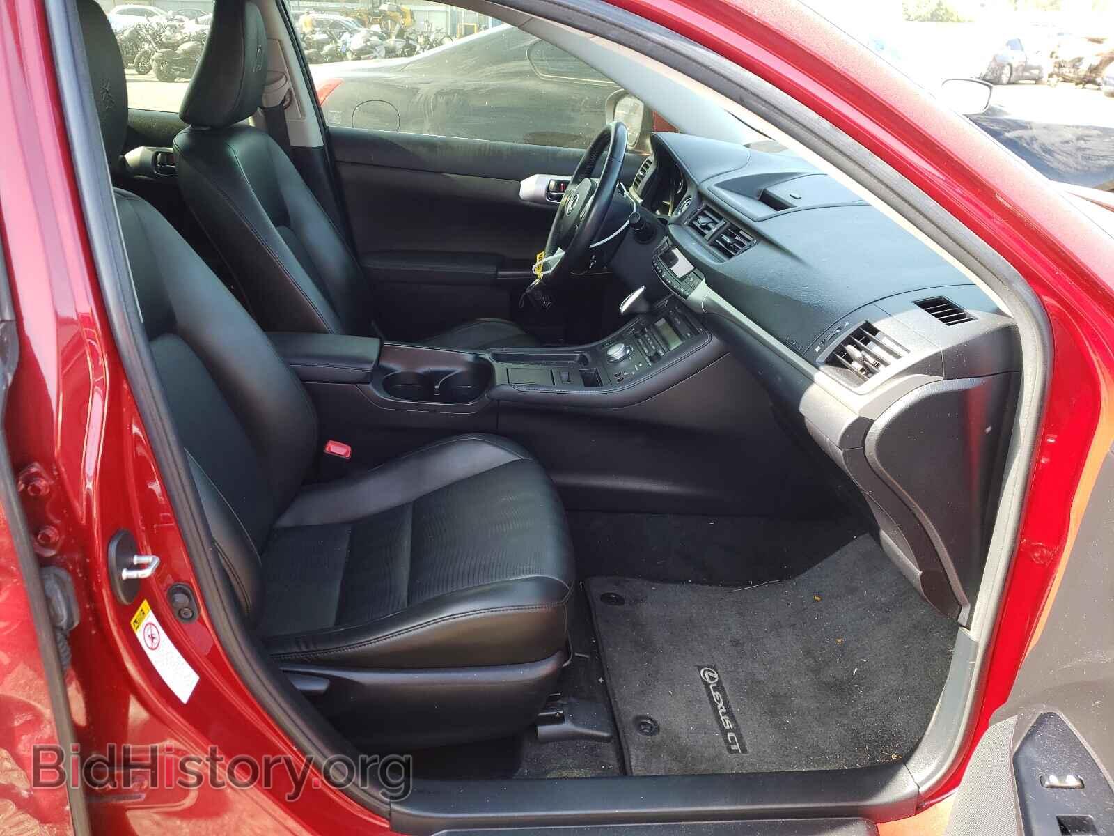 2012 LEXUS CT 200 - VIN: JTHKD5BH0C2072806 - Фото 5