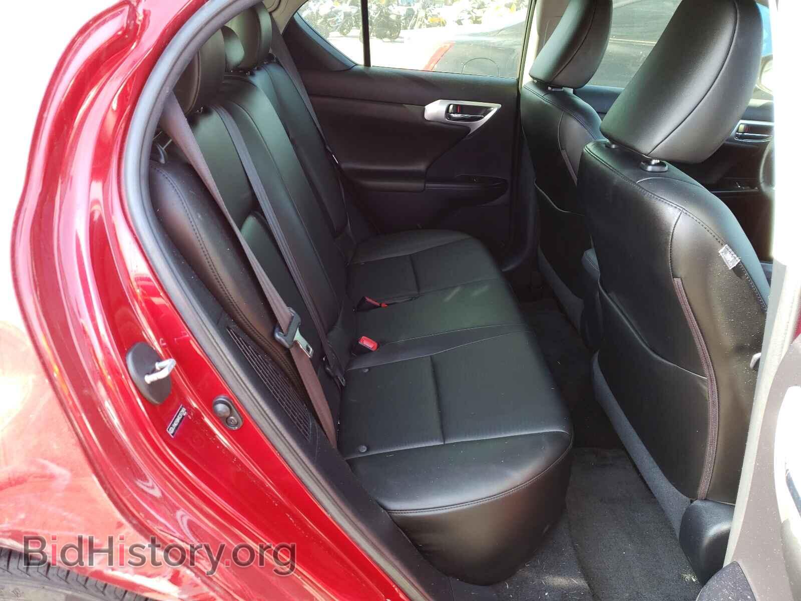 2012 LEXUS CT 200 - VIN: JTHKD5BH0C2072806 - Фото 6