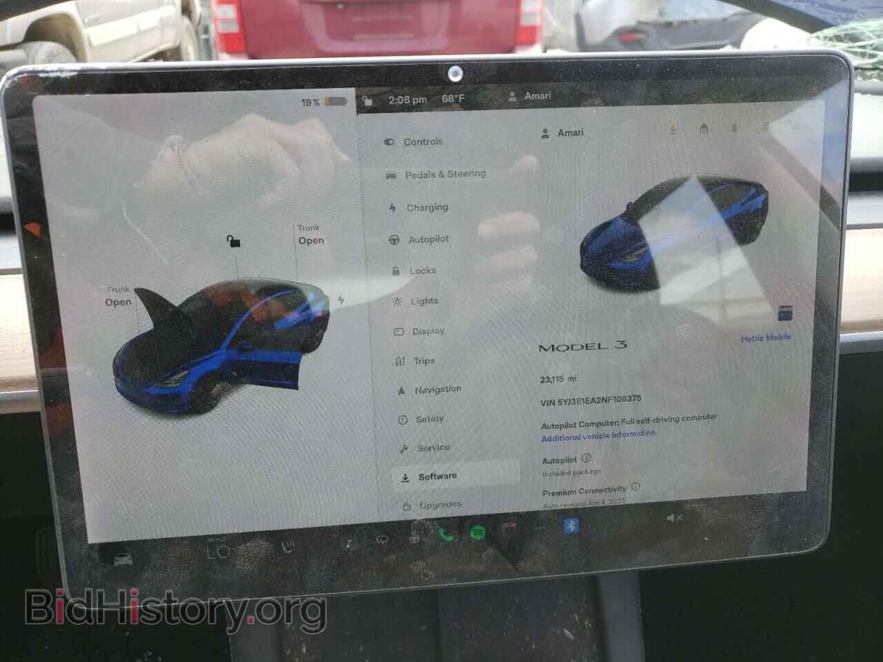 2022 TESLA MODEL 3 - VIN: 5YJ3E1EA2NF108375 - Фото 9