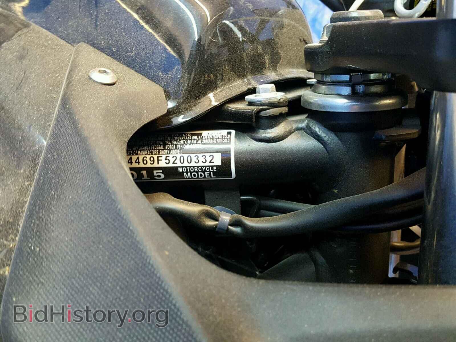 2015 HONDA CBR CYCLE - VIN: MLHPC4469F5200332 - Фото 10