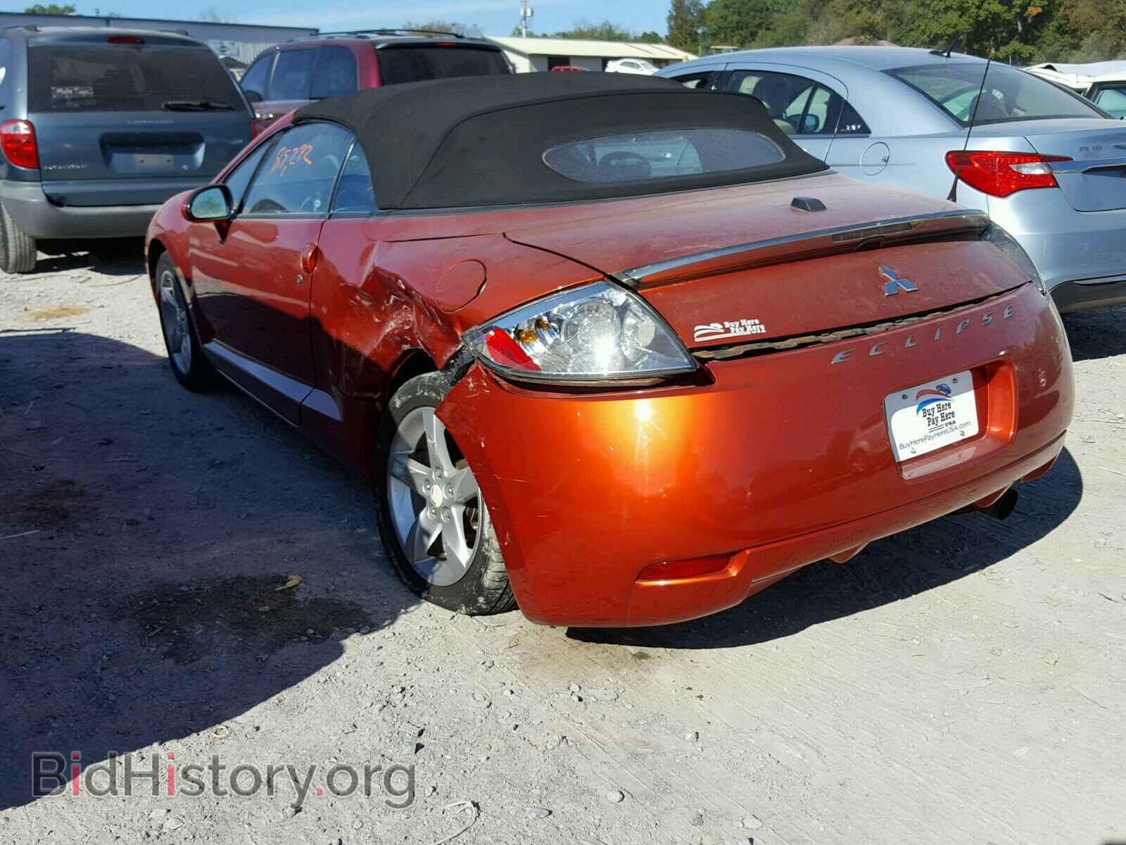 2008 MITSUBISHI ECLIPSE - VIN: 4A3AL25F98E003835 - Фото 3