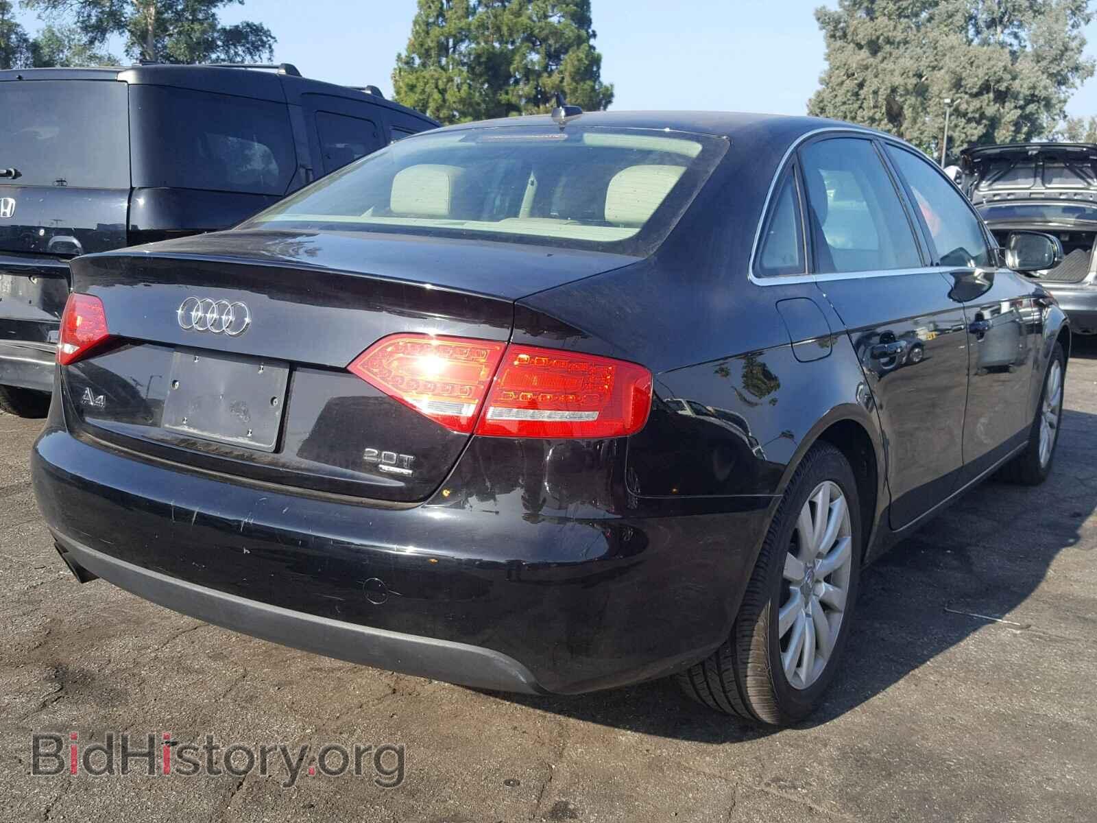 2012 AUDI A4 - VIN: WAUBFAFL5CN007271 - Photo 4