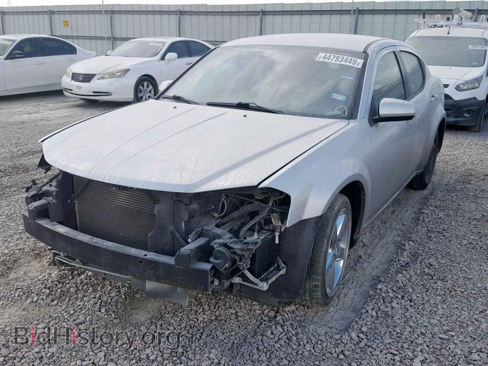 2011 DODGE AVENGER - VIN: 1B3BD1FB4BN554452 - Фото 2